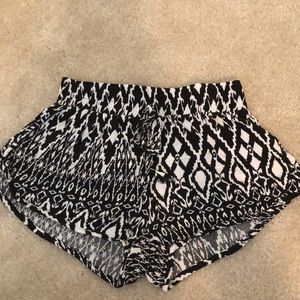 Aztec Print Flowy Shorts